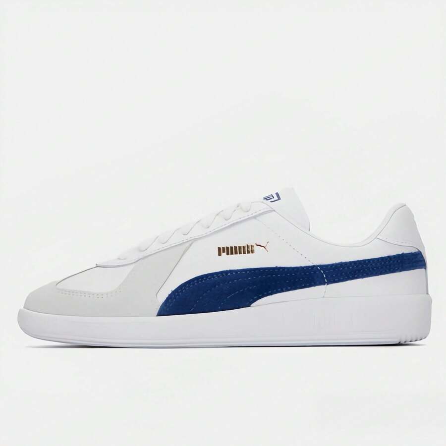 Puma Zapatillas de estilo casual retro de ARMY TRAINER - Blanco y azul - Ver 1