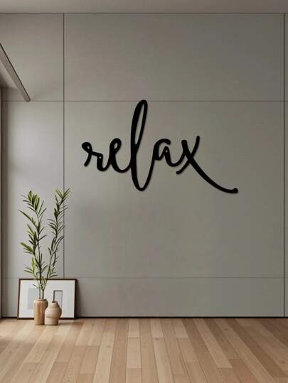 1 chiếc tranh trang trí tường bằng kim loại đen "Thư giãn" - Biển trang trí phòng tắm hiện đại - Trang trí phòng tắm treo tường - Tác phẩm điêu khắc nghệ thuật bằng sắt gắn tường, điểm nhấn trang trí nhà cửa, trang trí phòng, quà tặng nghệ thuật treo tường, quà sinh nhật & tốt nghiệp.