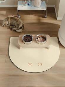 Pet Feeding Mat - Absorbent Dog Food Mat For Floors Waterproof,Dog Cat Placemat Mat For Food And Water Bowls - No Stains No Sliding Quick Dry Dog Water Mat Eating Mat Dish Mat - Mustard Yellow - View 7