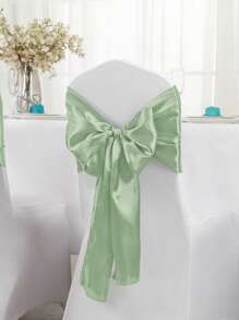 1 Roll Bohemian Satin Table Runner,Satin Silk Tablecloth European Table Runner,Table Decorations For Wedding,Party, Centerpieces Table Decorations. - Green - View 3