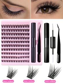 Cuộn mềm tự nhiên DIY 120 sợi mi đơn 10/12/14mm hỗn hợp 0,07mm C siêu nhẹ 10 hàng 120 sợi đơn C cuộn lông mi giả Fairy/Fishtail cho sợi chồn nhẹ không thấm nước Lông mi giả hiệu ứng 3D sợi đơn cho trang điểm tự nhiên, ấn tượng, hàng ngày, lông mi cosplay, trang điểm đầy đủ và mặc hàng ngày, có thể mang theo để sử dụng hàng ngày hoặc đi chơi, với nhíp - Hồng - Xem 11