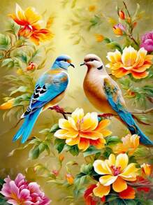 DIY Diamond Painting Kit - 1 Set, 30*40cm Full Coverage Diamond Embroidery
