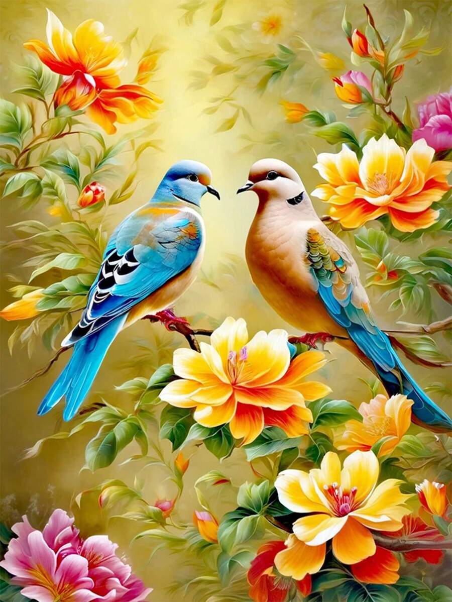 DIY Diamond Painting Kit - 1 Set, 30*40cm Full Coverage Diamond Embroidery
