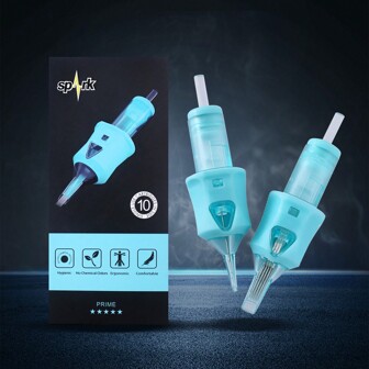 10 件/盒 最新高品质专业火花纹身针盒