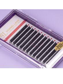 Premium Individual Lashes 0.03 0.05 0.07 Mega Volume Eye Lashes Extension Cashmere Velvet Fluffy D Curl 8-18mm Mixed Natural Look Cluster Lashes Super Soft Matte Black Individual Lashes Tray Volume Classic Synthetic Faux Mink Eyelashes Extensions Professional False Eyelashes Supplies For Lashes Salon