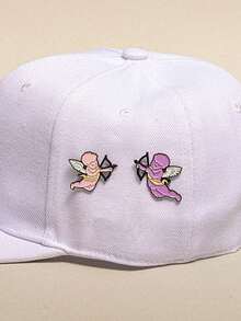 1 件高尔夫球帽夹，配简单金属新卡通别针，趣味装饰别针，高尔夫球帽徽章，棒球帽装饰，创意可爱卡通人物，送给朋友的礼物 - 彩色 - 查看 3