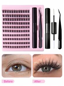 Cuộn mềm tự nhiên DIY 120 sợi mi đơn 10/12/14mm hỗn hợp 0,07mm C siêu nhẹ 10 hàng 120 sợi đơn C cuộn lông mi giả Fairy/Fishtail cho sợi chồn nhẹ không thấm nước Lông mi giả hiệu ứng 3D sợi đơn cho trang điểm tự nhiên, ấn tượng, hàng ngày, lông mi cosplay, trang điểm đầy đủ và mặc hàng ngày, có thể mang theo để sử dụng hàng ngày hoặc đi chơi, với nhíp - Hồng - Xem 8