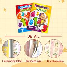 1 本英语图片和数字练习册，趣味学习，提高儿童学习能力，适合作为圣诞节或新年礼物送给孩子 - 彩色 - 查看 8