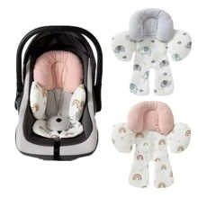 Baby Stroller Pad, Thickened Seat Cushion, Baby High Chair Soft Backrest Pad, Carrycot Pad, Warm Pad - Multicolor - View 2