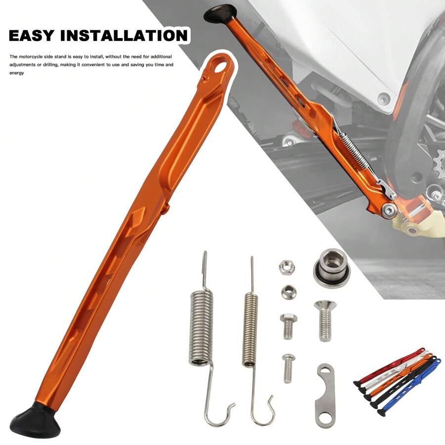 PowerMotor Motorcycle Accessories CNC Kickstand Side Stand Spring Kit