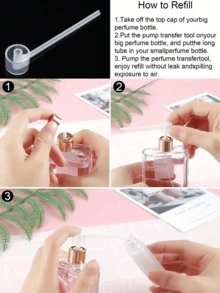 1/2/3/4/5 chiếc Phễu khuếch tán mỹ phẩm Bơm, Dụng cụ rót nước hoa, Bình xịt nước hoa có thể nạp lại, Bơm rót nước hoa, Bơm rót nước hoa, Dụng cụ chuyển bơm, Bình xịt nước hoa có thể nạp lại khi đi du lịch - Nhiều màu - Xem 4