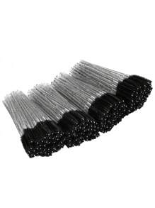 200/100/50 chiếc cọ chuốt mascara dùng một lần, cọ chải lông mi cỡ S dùng cho lông mày, nối mi, màu đỏ, cọ chải lông mày, cọ chải phấn mắt, cọ trang điểm, quà tặng. - màu đen - Xem 13
