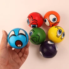 Colorful Expression Stress Ball, PU Ball, Foaming Toy, Sponge Vent Ball. It's An Excellent Gift For The New Year In 2025, Valentine's Day, Easter And Birthdays.,Stress Ball,Sensory Toys,Easter,Stress Ball,Ball,Easter