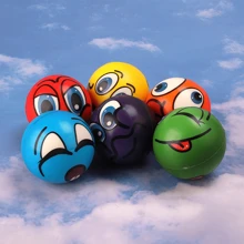Colorful Expression Stress Ball, PU Ball, Foaming Toy, Sponge Vent Ball. It's An Excellent Gift For The New Year In 2025, Valentine's Day, Easter And Birthdays.,Stress Ball,Sensory Toys,Easter,Stress Ball,Ball,Easter