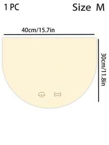 Pet Feeding Mat - Absorbent Dog Food Mat For Floors Waterproof,Dog Cat Placemat Mat For Food And Water Bowls - No Stains No Sliding Quick Dry Dog Water Mat Eating Mat Dish Mat - Mustard Yellow - View 3