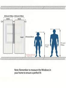 2 件套圣诞雪人薄纱窗帘，家庭客厅装饰窗帘，半透明隐私保护窗帘，适用于卧室和客厅 - 藍色 - 查看 8