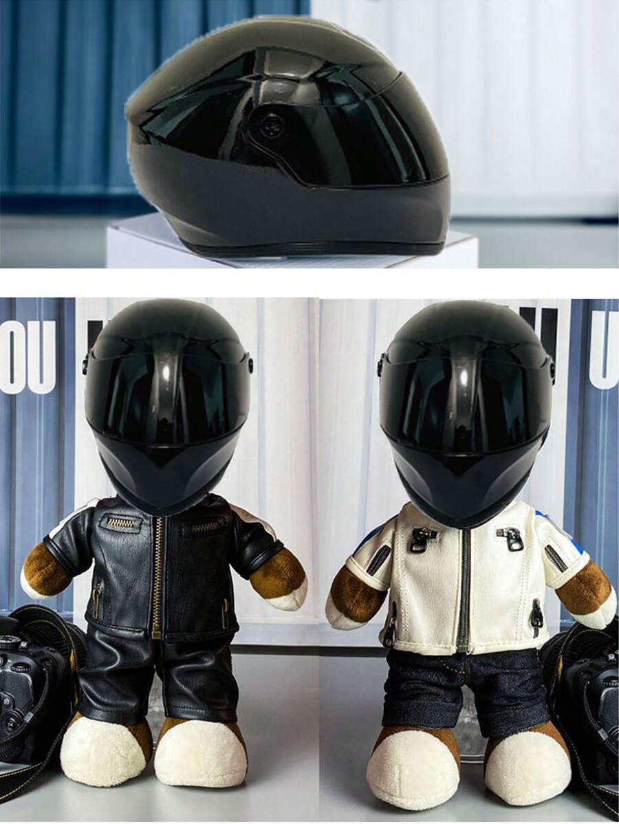 Mini Pet Black Helmet, Suitable For Cats Or Dogs With Head