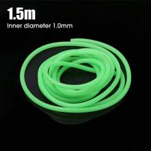 1.5米钓鱼夜光管绿色柔软硅胶钓鱼套渔具钩线发光管渔具工具 - 彩色 - 查看 13