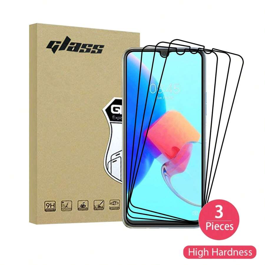 CSDZ 3 件保护玻璃适用于 Galaxy A52 A32 A72 A12 A22 A52S 5G 屏幕保护膜适用于 A51 A71 A21S A31 A50 A70 A13 A53 玻璃