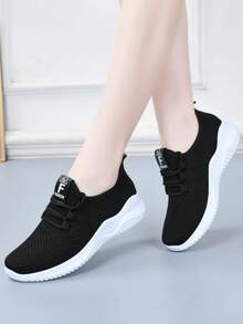 Giày chạy bộ thời trang thường ngày, Giày thể thao đế mềm thoáng khí thời trang cho nữ, Giày thể thao lưới nhẹ cho nữ, Giày chạy bộ lưới thoáng khí cho nữ - Nhiều màu - Xem 4