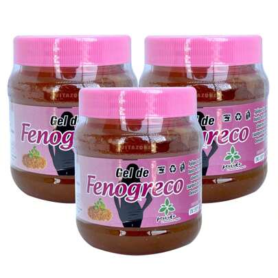 Gel de Fenogreco Busto y Glúteos (3 frascos)