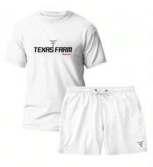 Cotton T-Shirt Texas TXC Country + Short Tactel Men's - White - View 1