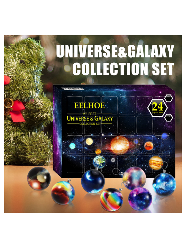 24-Day Christmas Countdown Blind Box Gift Box, Assorted New & Old Styles (Randomly Shipped)