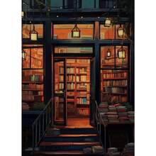 1pc Vintage Book Store Poster Book Shop Print Library Retro Antique Canvas Painting Wall Art Picture Decor Book Lovers Reading Gift No Frame - Multicolor - View 65