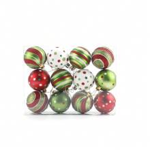 Neues Weihnachtsornament Kunststoff-Kugel-Set mit Beschichtung, Weihnachtsbaum-Hängekugeln, Feiertags-Dekorationen, perfekte Geschenke