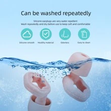 Ear Plugs For Sleeping Noise Reduction, Silicone Soft Reusable Washable Star Earplugs For Sleep-3 Pairs 3 Size With Small Box,Sound Blocking Ear Plugs For Work,Flights,Concerts,Snoring, Back To School Supplies