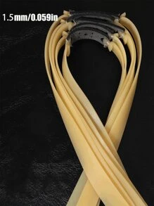 适用于传统狩猎弹弓 1.5粗橡皮筋 加厚弹弓弹力带 扁皮筋 高弹力 加宽加大强度 耐用持久 - 彩色 - 查看 7