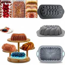 Pink Rectangular Woven Bread Loaf Baking Pan, Non-Stick Easy Release, Oven Baking Accessory, Baking & Kitchen Supplies - Cake Baking Pan - View 4