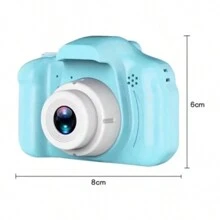 Kids Digital Camera Toy Camera HD 1080P Video Camera Kids Camcorders With 2 Inch IPS Screen, Support 32GB TF Card - Blue - View 3