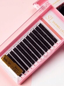 Fluffy Cashmere C Curl 0.03 0.05 0.07 Easy Fan Volume Lash Extensions Super Matte Dark Black Soft 0.03 0.05 0.07 Easy Fan Volume Lashes 8-18mm 3D 4D 5D 6D 7D 10D Automatic Rapid Blooming Flower Lashes Self Fanning Russian Individual Volume Lashes For Salon