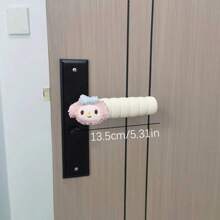 Sanrio 1-2pcs Door Handle Cover - Y2K Kawaii Style, Anti-Collision And Anti-Static Wall Protector Sleeve, Suitable For Home Decoration, Perfect For Bedroom And Living Room