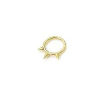 ADYJELY 1PC 16G Hinged Septum Nose Ring Hoop Stainless Steel Hypoallergenic Punk Style Clicker Segment Hoop 18K Gold Plated Cartilage Piercing Hoop Rook Tragus Rings Hoops Conch Daith Helix Earr Piercing Jewelry,Lip Ring,Earlobe Earring ,Women And Men Body Pierecing Jewelry 8mm 10mm - N057 - View 19