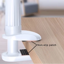 多功能鹦鹉栖木 - 可调节和夹式设计，适用于桌子、椅子和橱柜 | 超长耐用塑料鸟架 - 彩色 - 查看 9