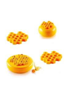 1 件大黄蜂硅胶模具蜂巢蜜蜂硅胶巧克力模具硅胶蜜蜂软糖模具蜂巢硅胶烘焙模具蜜蜂糖果硅胶模具（蜂巢蜜蜂） - TOP推薦 - 查看 3