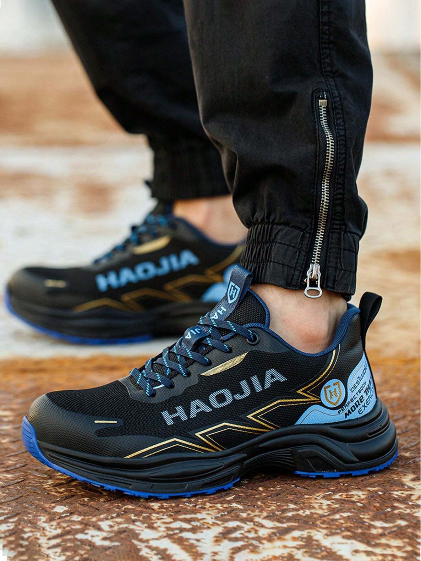 Steel Toe Sneakers For Men Safety Shoes Comfortable Puncture Proof Anti