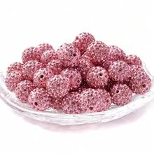 10 件 12 毫米闪亮水钻珠，DIY 手链、项链、手机链、珠宝制作 - 彩色 - 查看 18