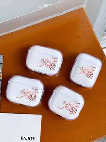 1 Ốp tai nghe trong suốt họa tiết hoa anh đào nữ tính tương thích với Airpods 1/2, AirPods Pro, AirPods 3, AirPods Pro (Thế hệ thứ 2) - Nhiều màu - Xem 2