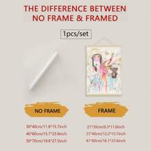 1 pieza Póster inspirador - Arte de graffiti callejero de alta calidad, decoración de pared de lienzo para sala de estar y dormitorio, sin marco - Multicolor - Ver 2