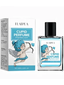 50ml/10ml 男士丘比特香水，柠檬和薰衣草香味，不含酒精，持久淡淡香味，旅行装，适合男士和女士，理想的圣诞礼物 - 彩色 - 查看 2