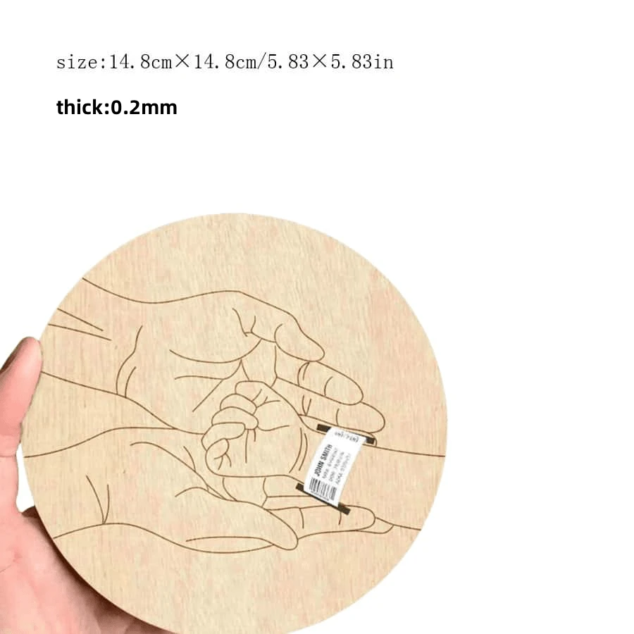 Newborn Hospital Bracelet Engraved Keepsake Holder, Personalized Baby