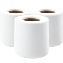 1 Rolls Heat Sensitive Adhesive Label Paper Small Roll Core Portable Handheld Printer B3S/B11/M322/M110/M220/M3/M108/M200,Labels For Small Business,Multi-Purpose White Thermal Paper Back To School