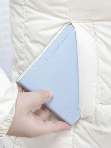 1 cuốn sổ tay hình khối, kích thước nhỏ gọn, bìa PU mềm màu sáng, trang kẻ ô và trang trắng, 80 tờ, sổ ghi chép, đồ dùng văn phòng phẩm và học tập, vật dụng cần thiết cho năm học mới. - Một cỡ - Xem 8
