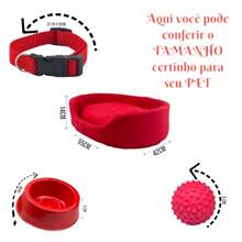 Pet Bed & Crate Mat - 紅色 - 查看 3