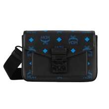 MCM Millie Color Splash Logo 小号单肩包，男女通用，MMRBASX05H9001 - MMRBASX05H9001 黑色 - 查看 1