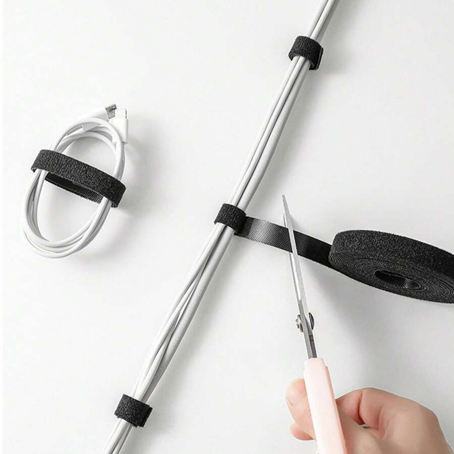 Cable Organizer Magic Stick Tie Fastening Tool, Desk Wire Management