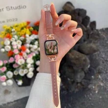 1 pieza Correa suave compatible con para mujeres, para modelos de 38mm, 40mm, 41mm, 42mm, 44mm, 45mm, 46mm y 49mm. Correa compatible con Series 10/9/8/7/6/5/4/3/2/1 y SE Ultra